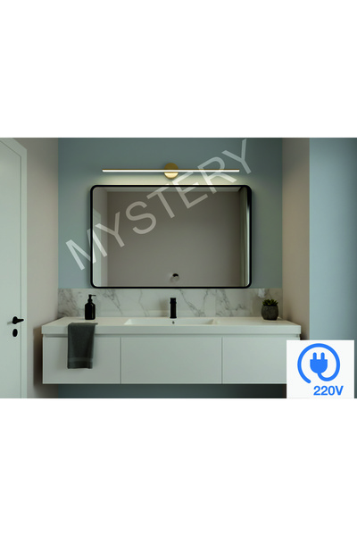 MYSTERY Eskitme Günışığı LED Duvar Apliği 70 cm – Ayna & Tablo Üstü Dekoratif Işık | Modern Metal Gövde