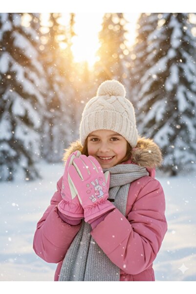 Aware Time 1-3 Yaş Kız Çocuk Kar Kayak Eldiveni