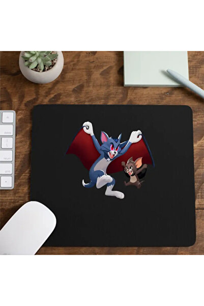 OEM Mousepad Tom si Jerry Dracula Vampiri Halloween Horror