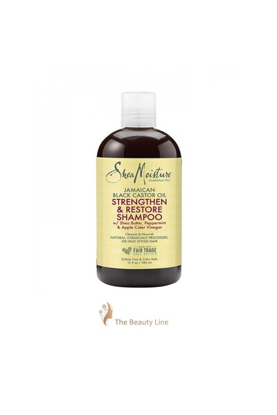 NONAMEE Shea Moisture Jamaican Black Castor Oil Strengthen & Restore Shampoo 384ml