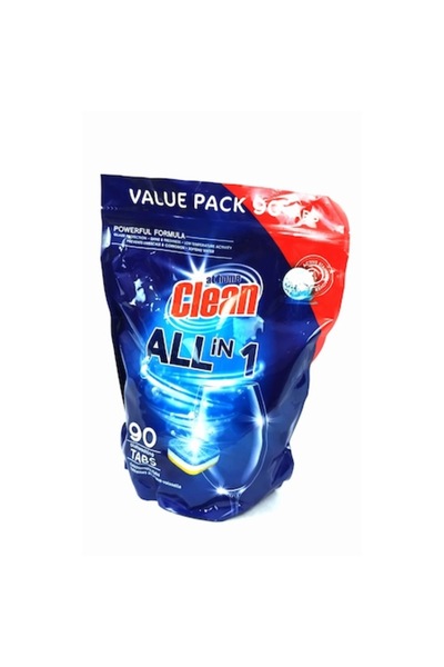 Clean Таблетки за миене на съдомиялни машини, всичко в 1, за дома, 90 броя