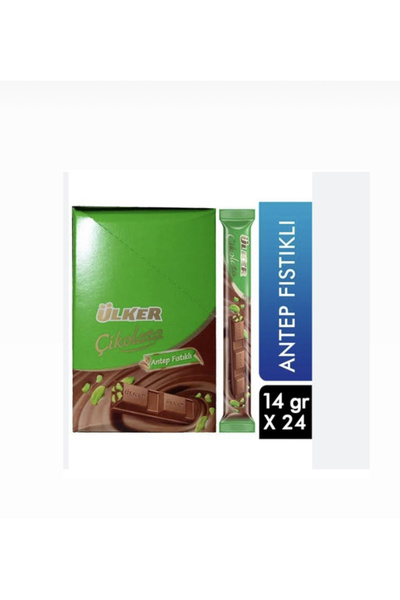 Ülker Antep fıstıklı çikolata 14gr 24 ADET