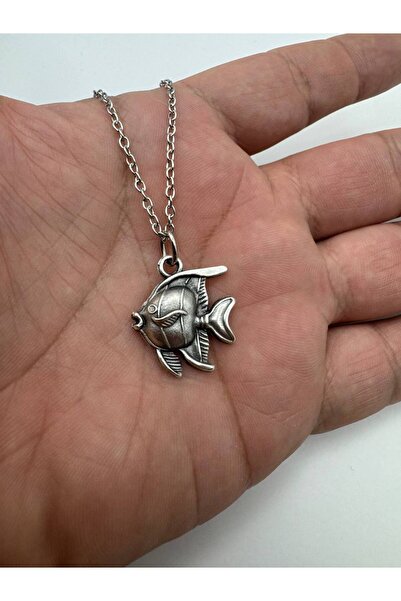 Herşey Nota Unisex Necklace with Fish Model Figure – Elegant, Meaningful and Natural Design