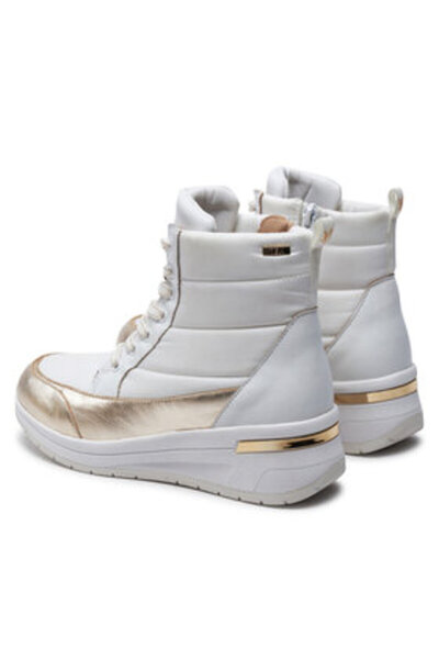 Caprice γυναικεία μποτάκια μέχρι τον αστράγαλο 9/26106/43 λευκά