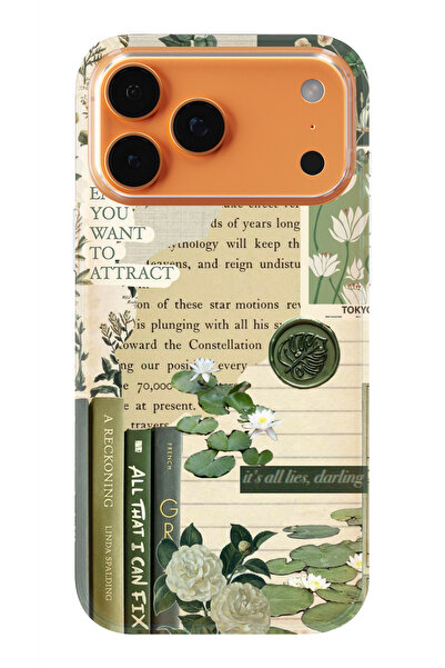 moonset Iphone 17 PRO MAX Uyumlu Be The Energy Kolaj Tasarımlı Baskılı Şeffaf...