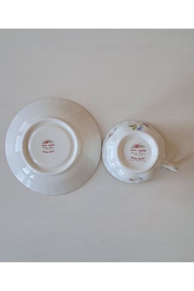 Royal Albert Moss Rose Bone China England Antika Çay Fincanı 2 Parça 160 ml