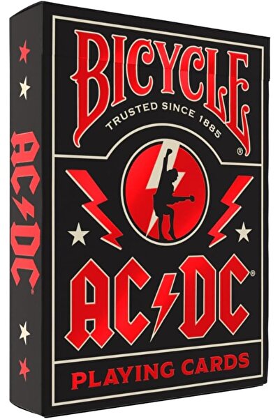 OyuncaklarÜlkesi Bicycle Ac/Dc Premium Playing Cards Collectible Deck of Cards