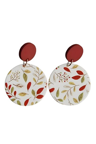 maia أقراط أكريليك دائرية – موديل أنيق للاستخدام اليومي