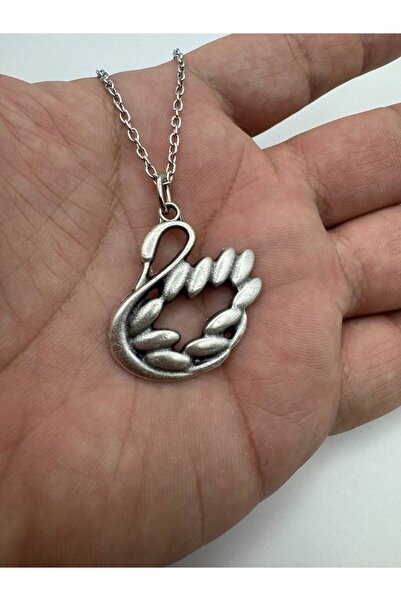 Herşey Nota Swan Figured Unisex Necklace – Antique, Elegant and Romantic Design