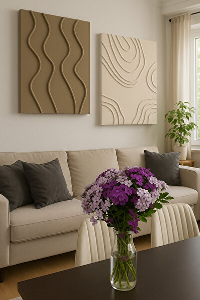 Black Arden Socks Dekoratif Natural El Yapımı Tablo