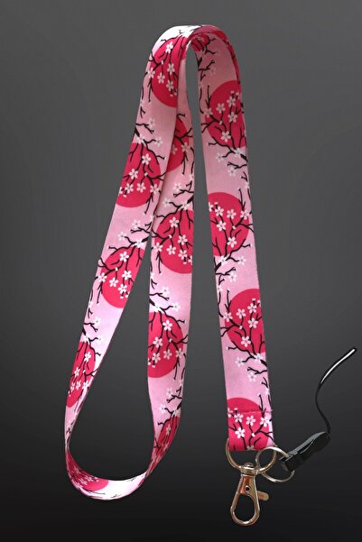 StormiStoretr Japon Çiçeği Sakura Boyun Askı ipi Telefon Askısı