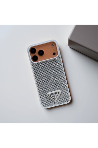 HYPERSOFT Iphone 17 Pro Max (6.9 inç) Uyumlu Parlak Pırlanta Taşlı Elmas Pullu Parıltılı Prd Lux Kapak Kılıf