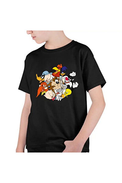 OEM Tricou Copii Baieti Bugs Bunny Looney Tunes Prieteni