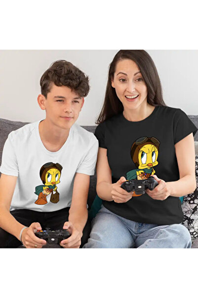 OEM Tricou Femei Tweety Aviator Looney Tunes