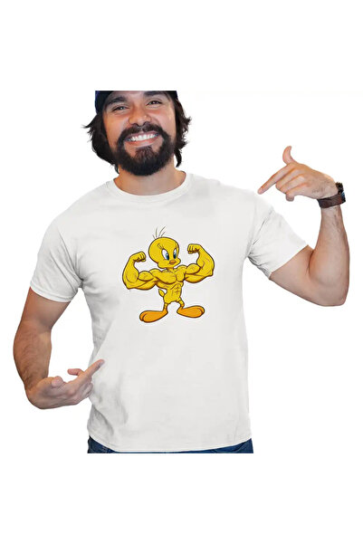 OEM Ανδρικό T-shirt Tweety Bodybuilding Fitness