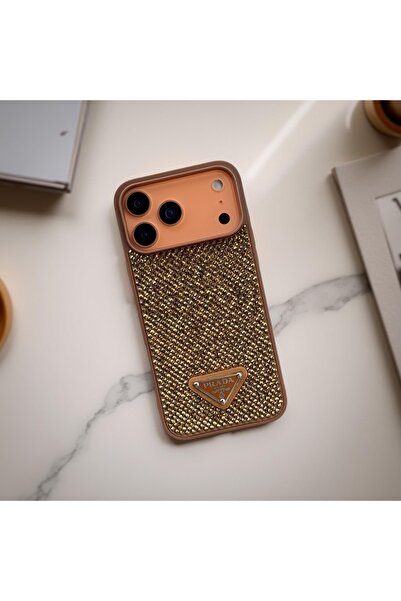 HYPERSOFT Iphone 17 Pro Max (6.9 inç) Uyumlu Parlak Pırlanta Taşlı Elmas Pull...