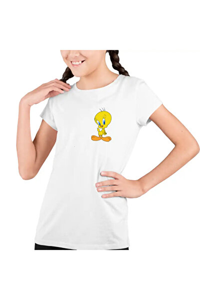 OEM Tricou Copii Fete Tweety Looney Tunes