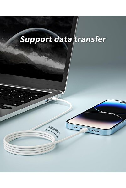 Generic iPhone Charger,25W PD USB C Charing Plug with 2M Lightning Cable for iPhone