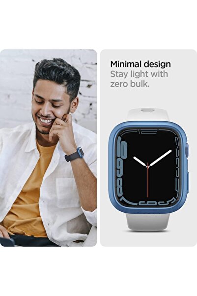 Spigen Slim Case Designed for Apple Watch Series 8/7 (45mm) - Blue