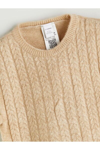 LC Waikiki Lcw Kids Crew Neck Girl's Knitwear Sweater