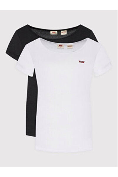 Levi's levi s Γυναικείο Σετ 2 T-shirts 74856-0000 Λευκό, Μαύρο