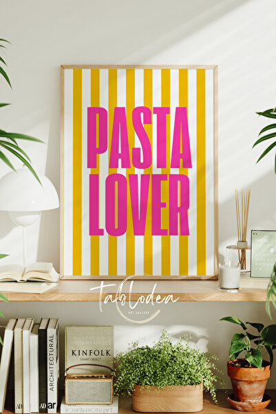 tablodea Pasta Lover Written Pinterest Decor pentru bucătărie Poster înrămat ...
