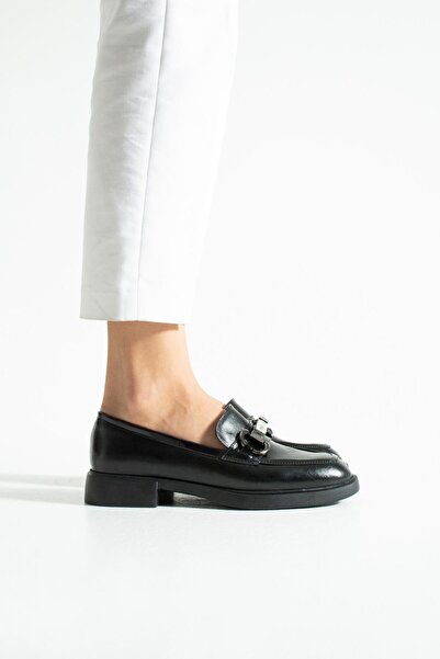 tivana Дамски мокасини с камъни Avena - черни