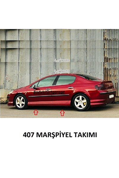 Bodykitartgarage 407 DÜZ MARŞPİYEL TAKIM(BOYASIZ)FİBERGLASS