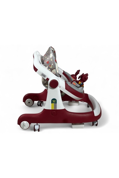 ALBADER 2 in 1 Baby Walker and Walking Trainer with Stair Fall Safety System, Baby Walker With Music