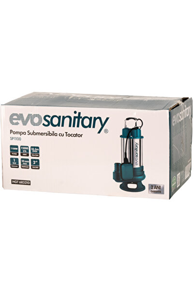 EVOSANITARY Pompă submersibilă cu tocător WQD10-15-1.1 1100 W