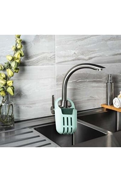 OEMN Suport din Plastic Colorat & Burete pentru Chiuveta 17 cm