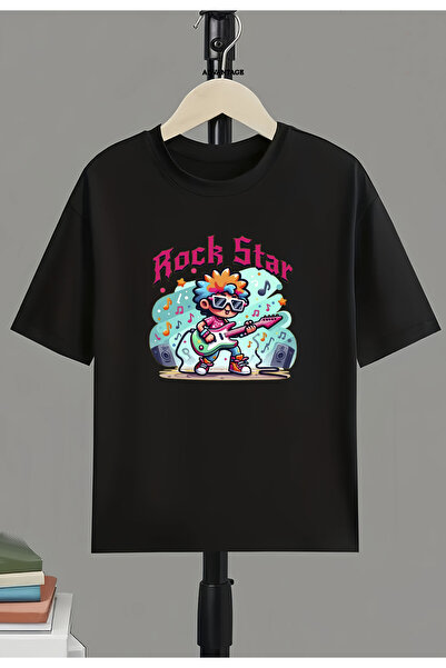 Advantage Tricou pentru copii cu imprimeu Rock Star