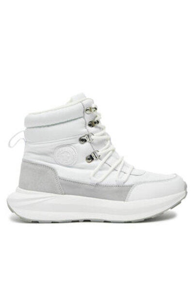 Big Star Shoes γυναικεία μποτάκια μέχρι τον αστράγαλο OO274A143 λευκά