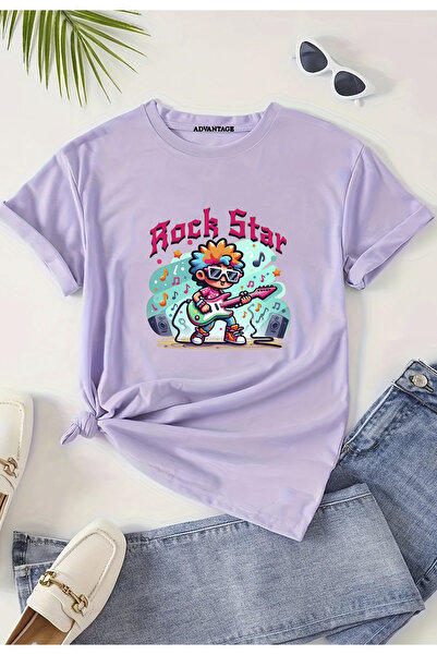 Advantage Tricou pentru copii cu imprimeu Rock Star