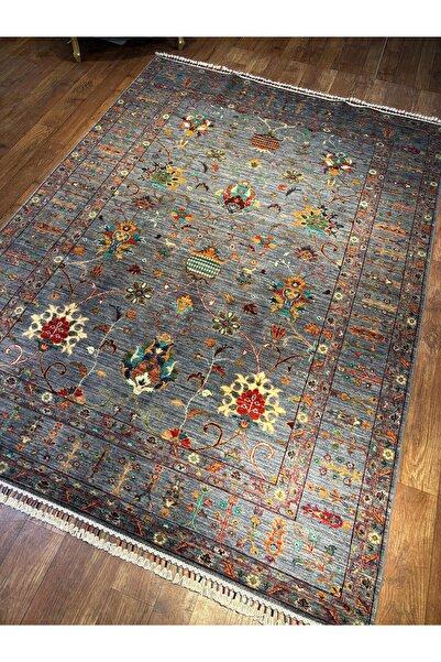 İpek El dokuma Afgan halısı