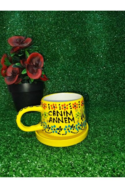 Home Coffee Cup with Saucer, Model: My Beloved Mother