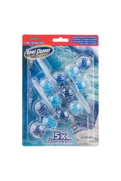 OEM Odorizant Toaleta cu 4 Bile Ocean - 3 buc