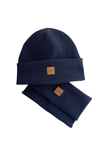 Mustran 95% Cotton Handmade 2-Piece Beret Neck Collar Set for Children Aged 4-12 |   Double Layer 4 Layer Ear Protection Gift