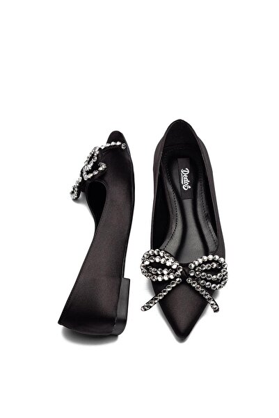 Dedos Γυναικείες μπαλαρίνες με πέτρα κεντημένες με κορδόνια 2310