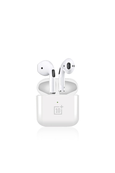 TENPLUS سماعة بلوتوث لاسلكية TEN-PLUS AirPods Mini مع علبة شحن وصوت نقي – أبيض