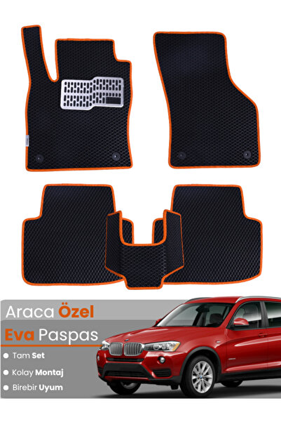 stiloto Bmw X3 E83 (2003-2010) Compatible Eva Floor Mat Full Set – Vehicle-Sp...