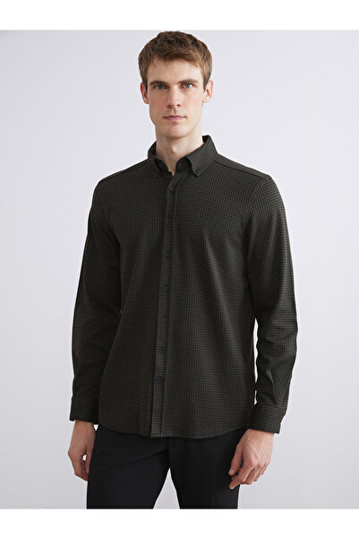 LC Waikiki Sparkling Choices from Shining Store |   Regular Fit Long Sleeve Plaid Men's Lumberjack Shirt