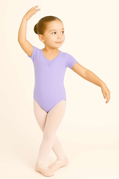 Ada Kostüm Tasarım بدلة رقص الباليه والجمباز ذات الأكمام القصيرة والمشدودة من...