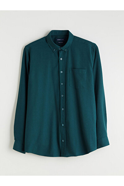 LC Waikiki Create Your Style from Uzg Store | Regular Fit Long Sleeve Dobby Men's Shirt