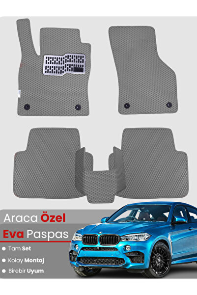stiloto مجموعة كاملة من سجاد EVA المتوافق مع سيارة BMW X6 E71 (2008-2014) - م...