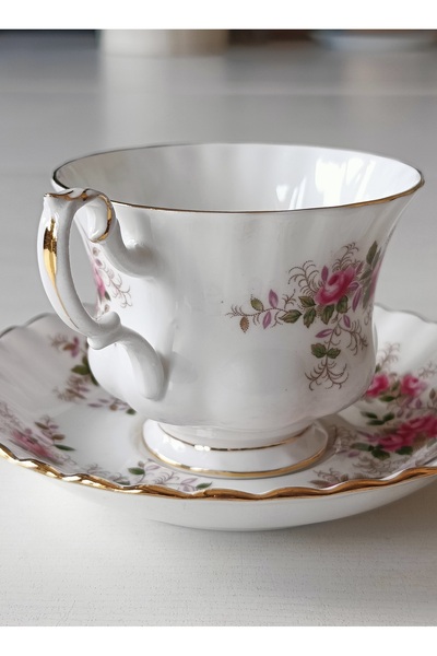 Royal Albert Lavender Rose Bone China England Antika Çay Fincanı 2 Parça 160 ml