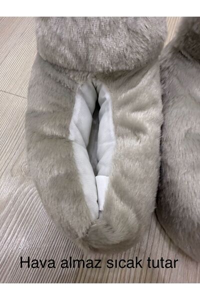 terlikcim kedi figürlü kalın ev içi panduf