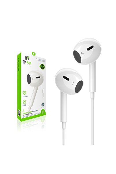 TENPLUS سماعة آيفون سلكية أصلية – صوت ستيريو مع مايكروفون