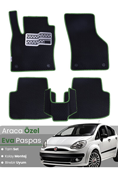 stiloto مجموعة كاملة من دواسات EVA متوافقة مع سيارة فيات بونتو إيفو (2009-201...