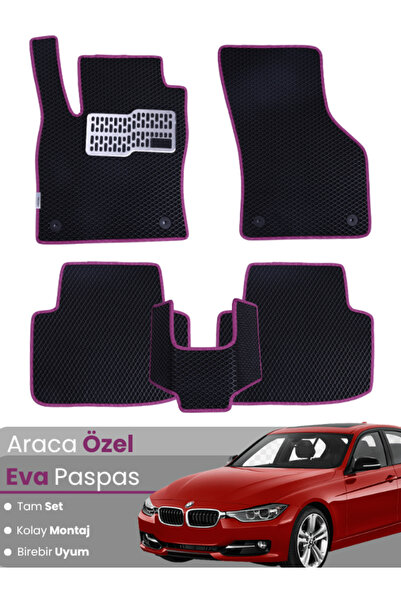 stiloto مجموعة كاملة من حصائر EVA متوافقة مع سيارة BMW الفئة الثالثة F30 سيدا...